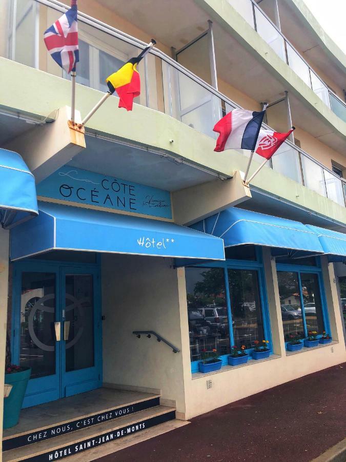 סן ז'אן דה מון Hotel La Cote Oceane- 250 M Plage מראה חיצוני תמונה